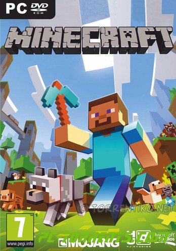 Обложка диска Minecraft 1.7.2 | Майнкрафт 1.7.2 (2013)