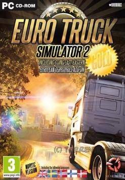 Обложка диска Euro truck simulator 2 + 57 DLC