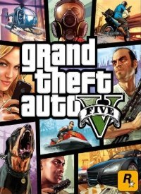 Обложка диска Grand Theft Auto V / GTA V (2015)