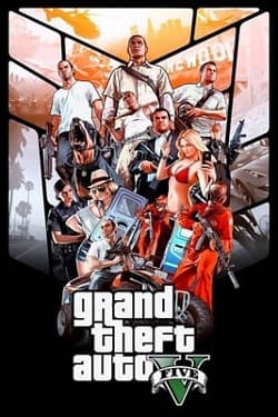 Обложка диска Grand Theft Auto V (GTA 5)